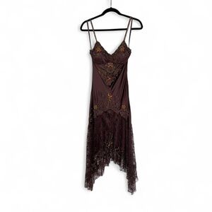Vintage Brown Cache Formal Dress
